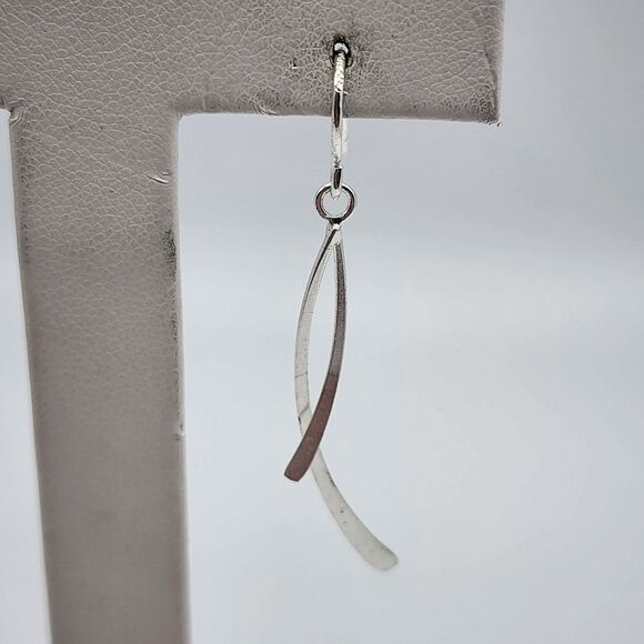 International Bullion Brokers Sterling Silver Dangling Earrings - Picture 2 of 4